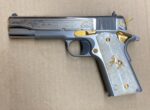 Used Colt Government 1911 38 Super Bright Stainless Steel Engraved O2091 - View 7