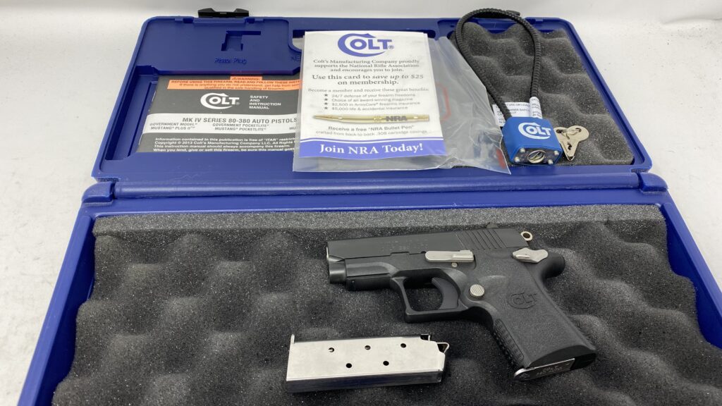 Colt Mustang XSP 380 ACP 2.75″ 6rd O6790 – used