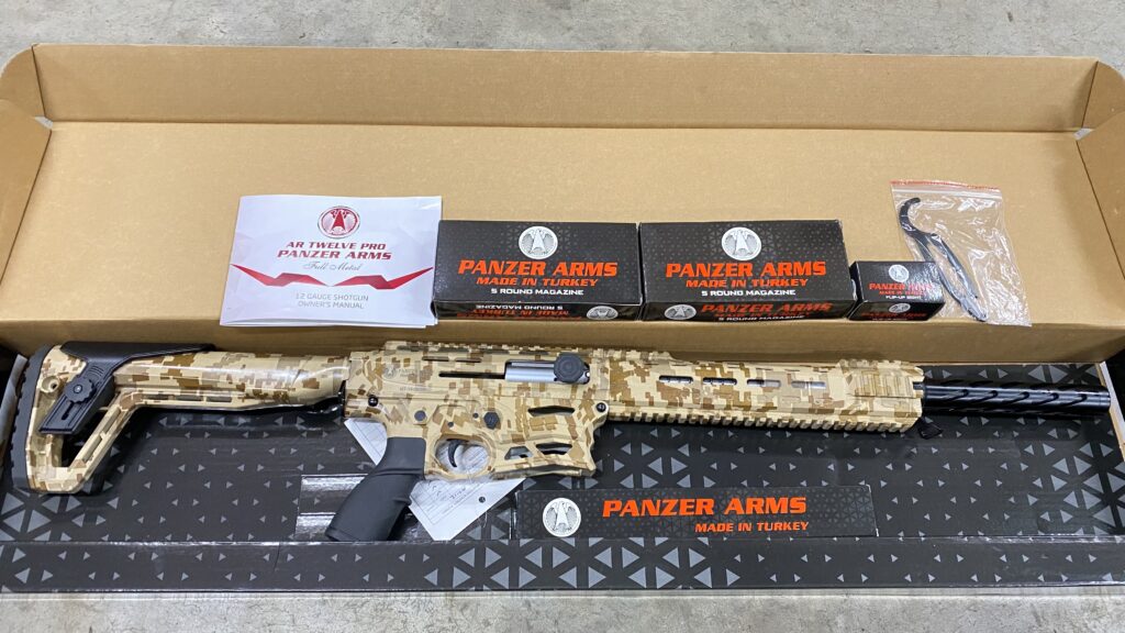 PW ARMS AR-12 Pro A2 Digital Camo 12 Gauge 20″ 3″ 5+1 AR12PSDC Panzer ar12
