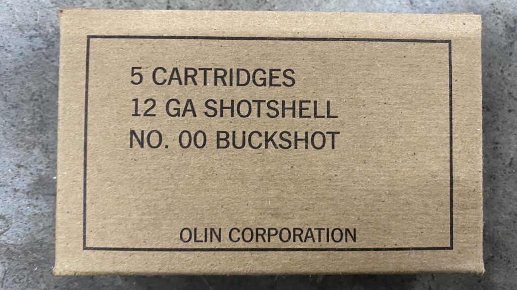 Winchester Military Grade 12GA 2.75-inch 00BK 9 Pellets 5rd boxes (sold in pack of 3)