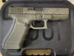Glock 17 Gen 4 Custom OD Green Laser Engraved 9mm - View 2