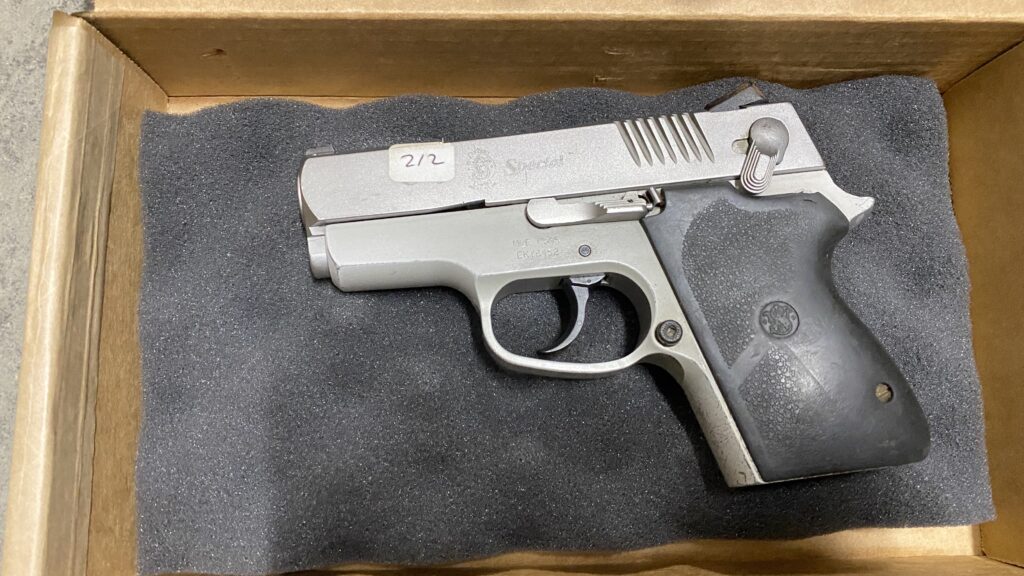 Smith & Wesson CS45 45 ACP 3.25″ Stainless Chiefs Special – used