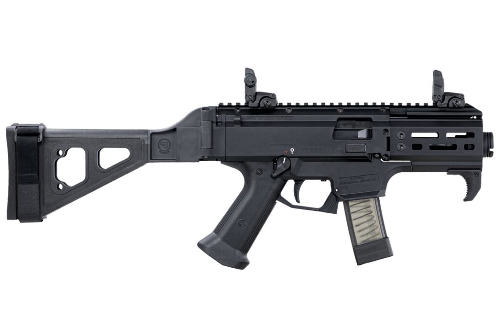 CZ Scorpion EVO 3 S2 Micro 4″ 9mm 20rd Folding Brace CZ-USA EVO3