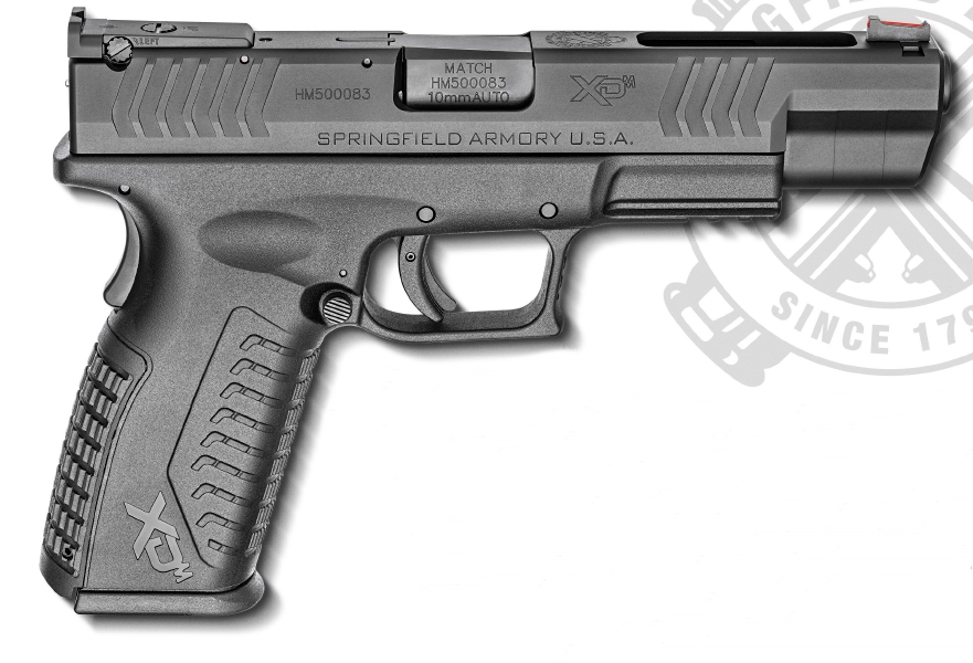 Pre-owned Springfield XDM 10mm 5.25″ 3 Mags Adj. Rear Sight