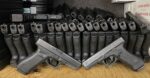 Glock 22 Gen 3 Gold Window Cuts Night Sights Police Trade - View 15