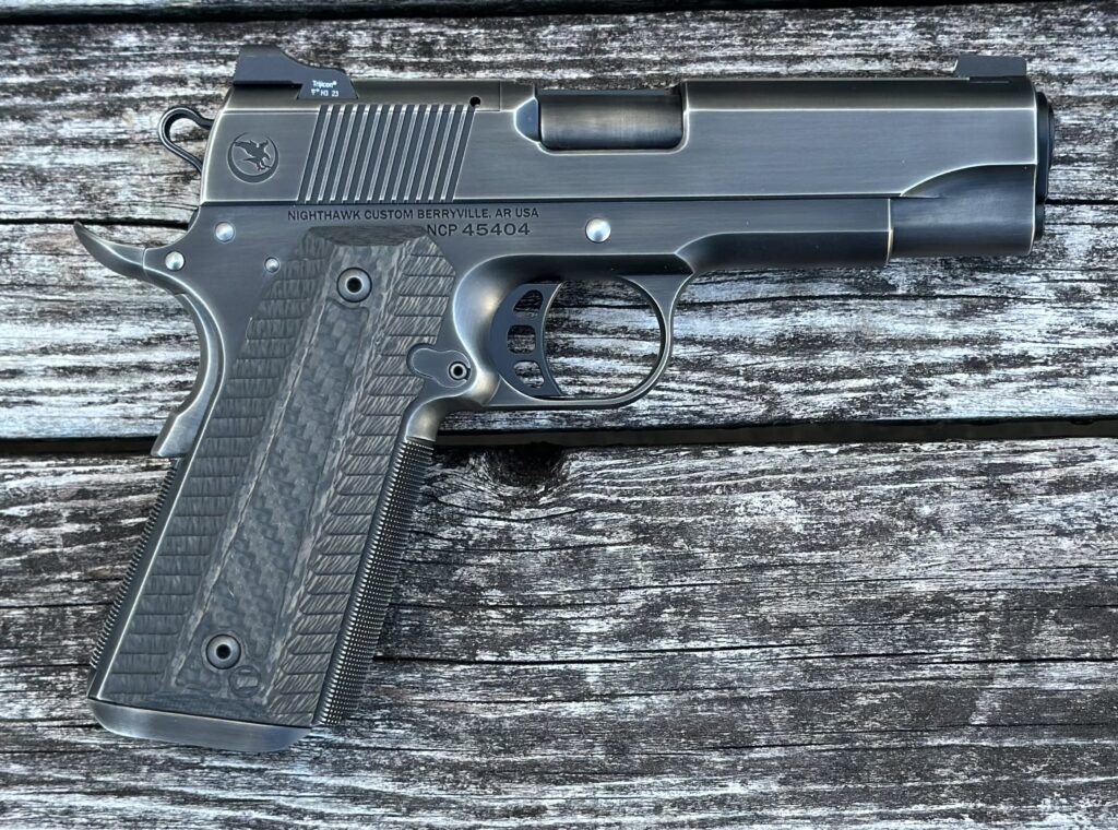 Nighthawk Talon II Commander 45 ACP IOS Optics Ready Agent 2 Carbon Fiber Grips 9852