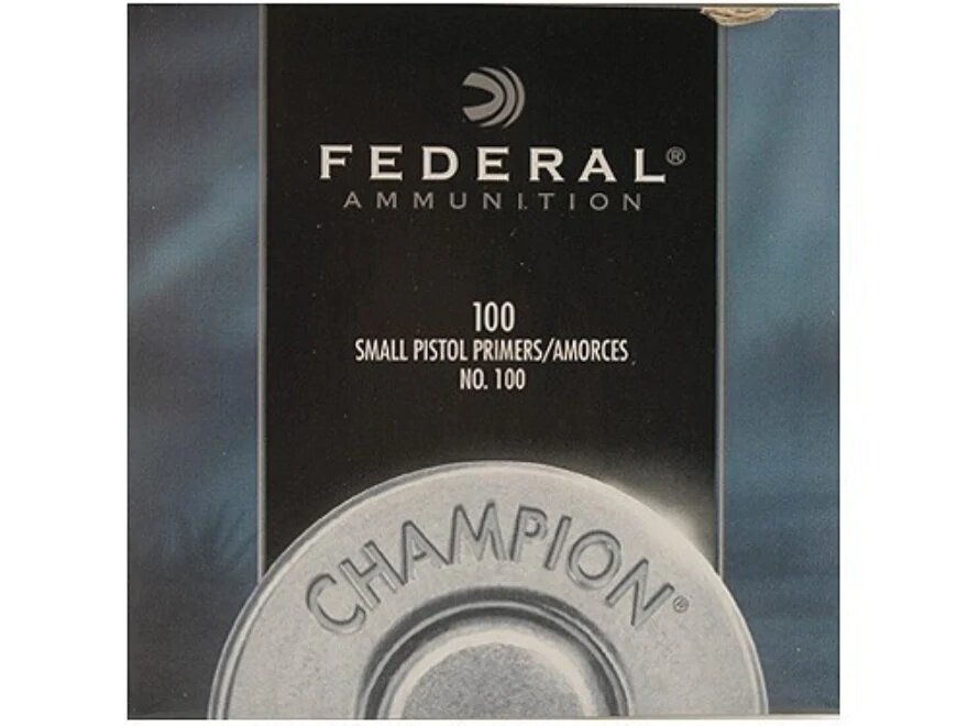Federal Champion 1000 Small Pistol Primers No. 100