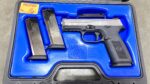 FN FNS-40 .40 S&W Pistol – Two-Tone Black/Silver, 14-Round Capacity, Night Sights - View 1