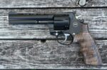 Nighthawk Custom Korth Mongoose 357 Mag / 9mm 5.25″ Barrel Walnut Grips 0179 - View 2