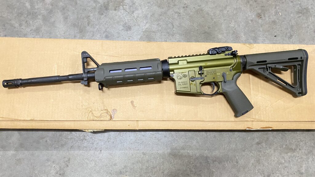 Colt Law Enforcement M4 Carbine LE6920MPGG-B, 5.56mm NATO, 16.1″, Black Magpul MOE Stock, OD Green Anodized Finish, 30 Rd 098289019561