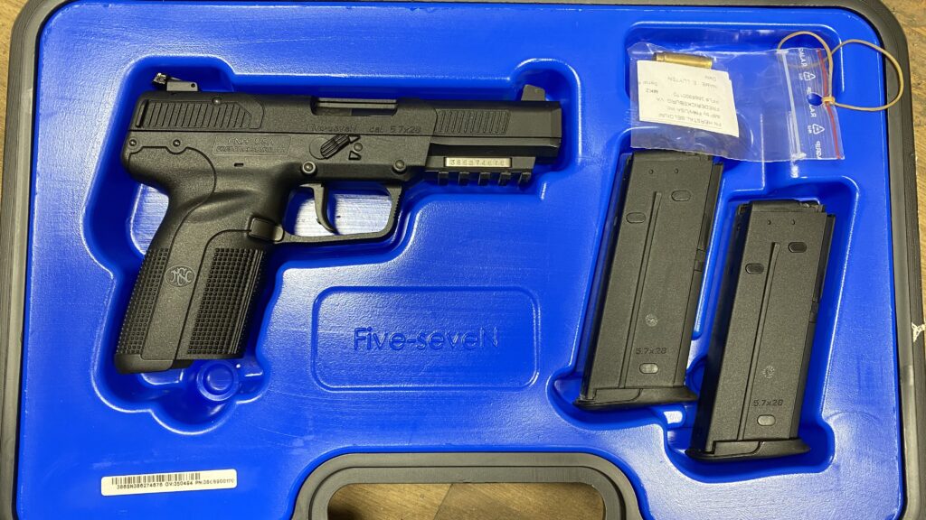 FN FiveseveN 5.7×28 Black Adj Sights Two Mags – used