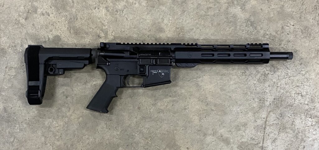 Alexander Arms Highlander Pistol 6.5 Grendel 11″ Barrel SBA3 PHI-65-BL-ST