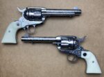 Used Consecutive Pair (2) 1 of 1000 Engraved Ruger Vaquero 45 Colt 5.5″ 5119 - View 2