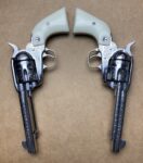Used Consecutive Pair (2) 1 of 1000 Engraved Ruger Vaquero 45 Colt 5.5″ 5119 - View 3
