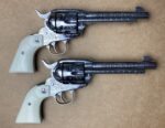 Used Consecutive Pair (2) 1 of 1000 Engraved Ruger Vaquero 45 Colt 5.5″ 5119 - View 4