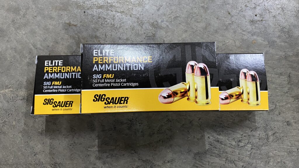 Sig Sauer Elite Performance 357 Sig 125 grain FMJ Case of 1000 Rounds Bulk Ammo E357B1-50