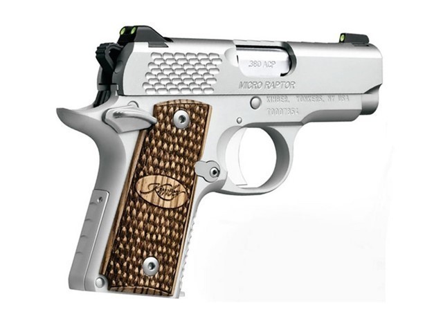 Kimber Stainless Micro Raptor (NS) 380 ACP Custom Shop 3300084