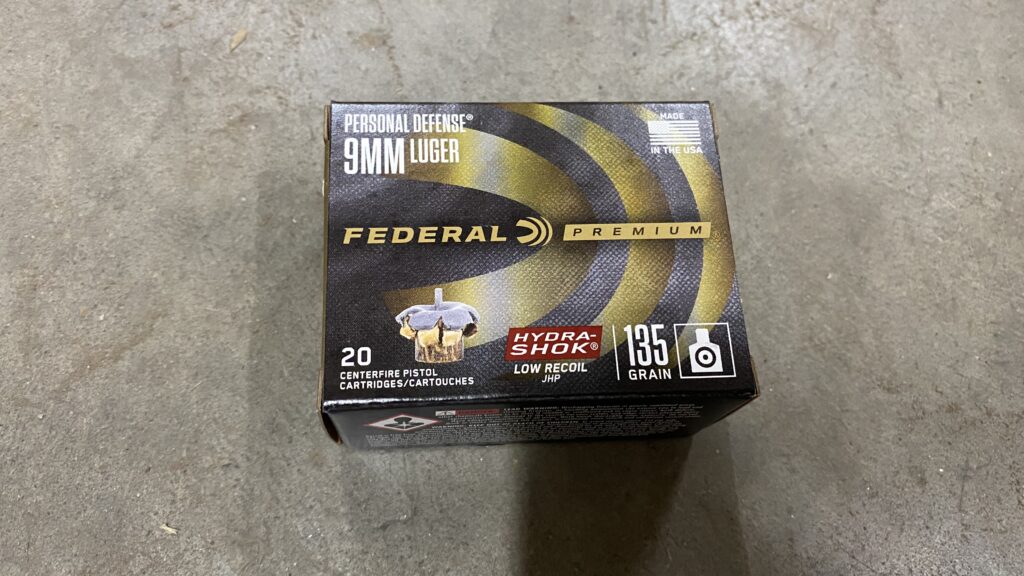 Federal Premium Hydra-Shok 9mm Luger 135 grain JHP Case of 200 Rounds Bulk Ammo PD9HS5