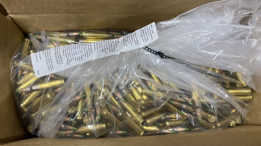 Federal American Eagle 5.56 NATO 62 gr FMJ Green Tip Case of 1000 (loose pack) Bulk Ammo