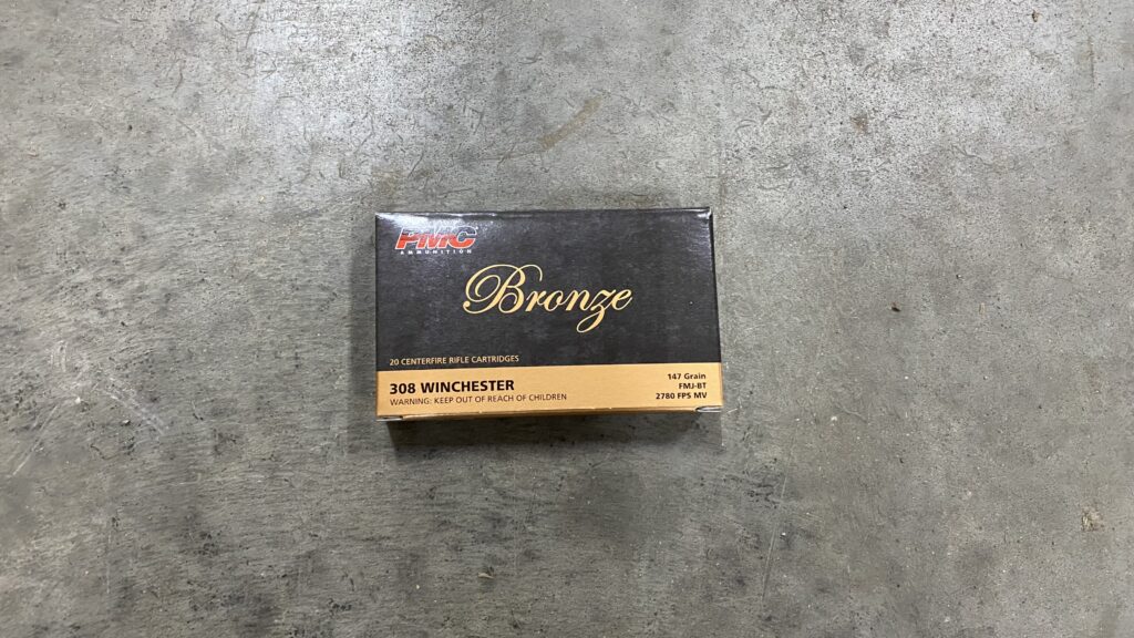 PMC Bronze 308 Winchester Ammo 147 grain FMJ Case of 500 Rounds 308B