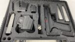 Used Springfield 9mm 4.5″ 19 rd 4 Mags + Mag Carrier and Holster XDM9201HCSP - View 1