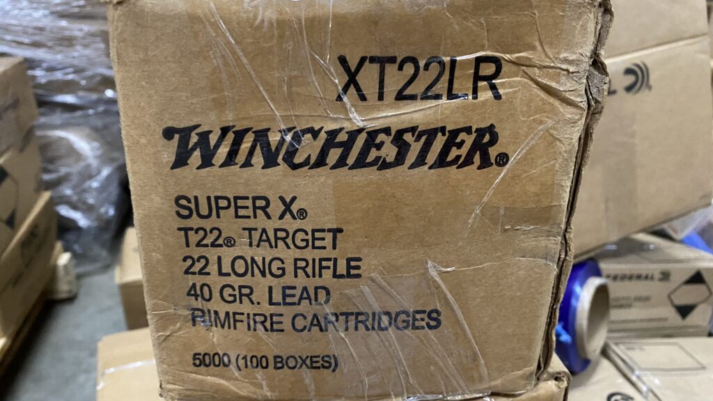 Winchester Super X T22 Target 22 LR 40 gr LRN Case of 5000 Bulk Ammo