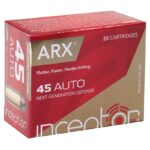 Inceptor 45 Auto 118 grain ARX Box of 20 Rounds 45ARXBR-118-20 - View 2