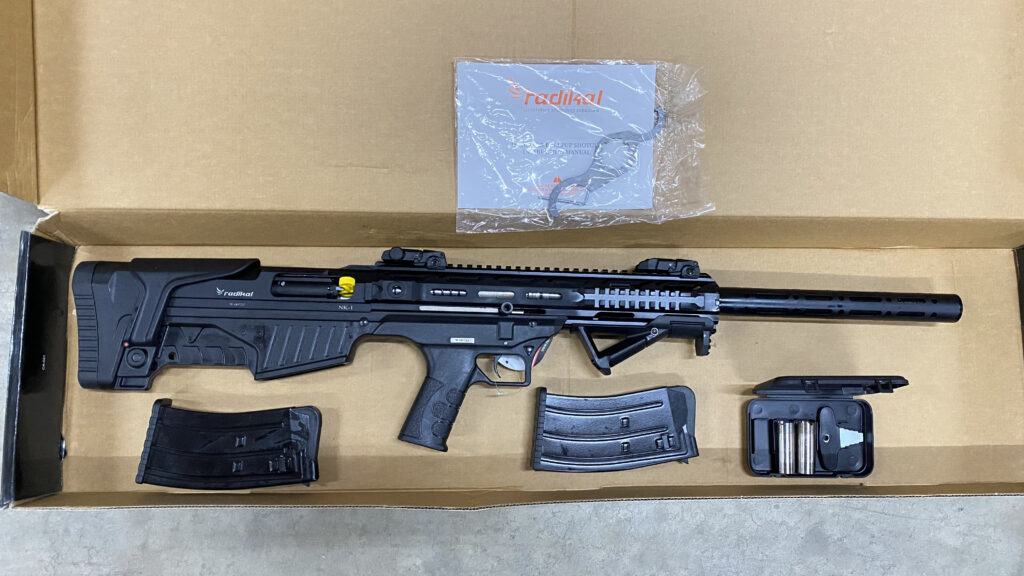 Radikal Arms NK-1 12 GA Bullpup Shotgun 2-5 rd Mags 24″