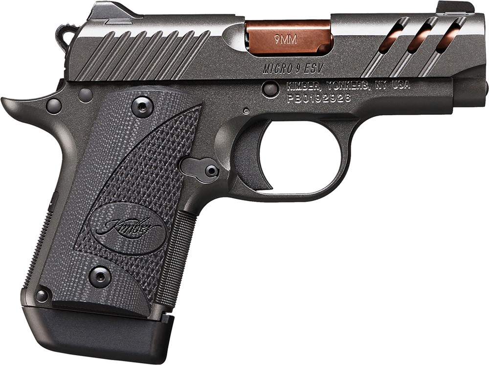 Kimber Micro 9 ESV Gray 9mm Micro9 Mini 1911 7 Round Capacity 3300204