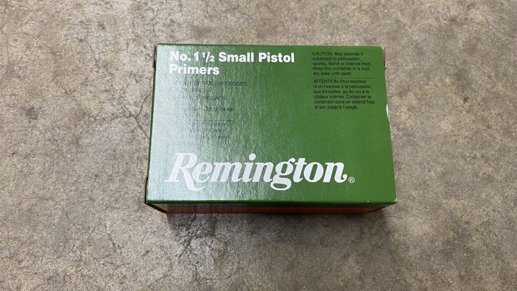 Remington 1000 Small Pistol Primers No 1-1/2