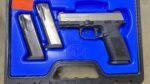 Used FN FNS-40 40 S&W Black/Stainless 3-14 rd Mags w/ Safety - View 2
