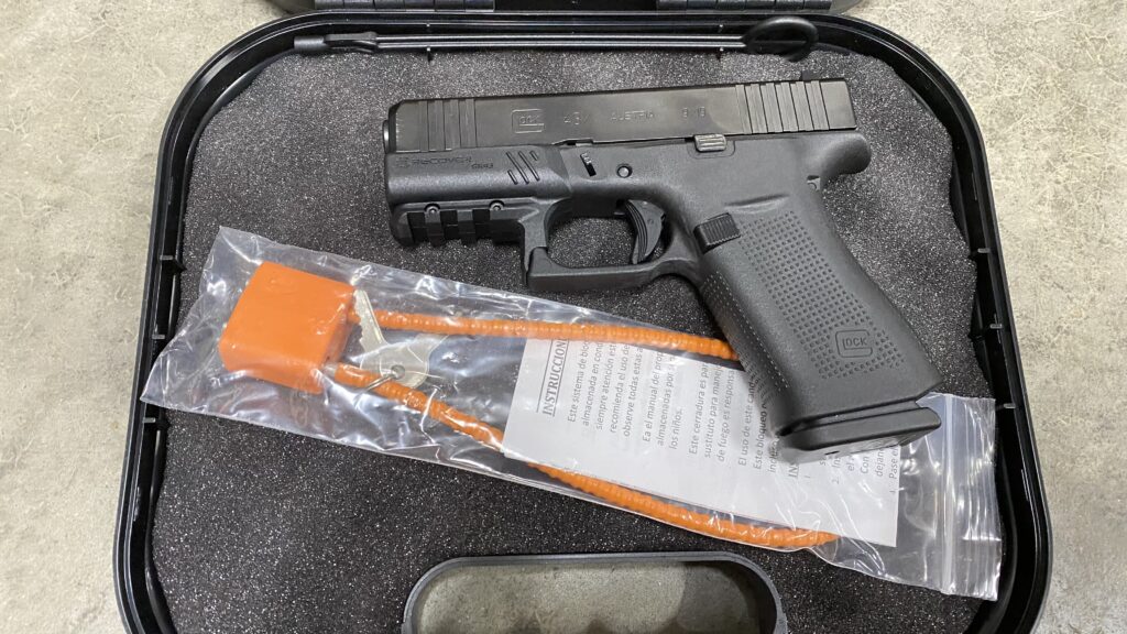 Used Glock 43X 9mm w/ Recover Tactical Light Rail