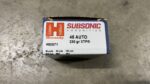 Hornady Subsonic 45 Auto / ACP Ammo 230 grain XTP Case of 200 Rounds 90971 - View 1