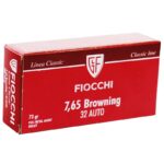 Fiocchi Shooting Dynamics 32 Auto / ACP Ammo 73 grain FMJ Case of 1000 Rounds Bulk 32AP - View 2