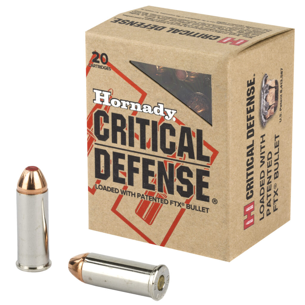 Hornady Critical Defense 44 Special Ammo 165 grain FTX Case of 200 Rounds 90700