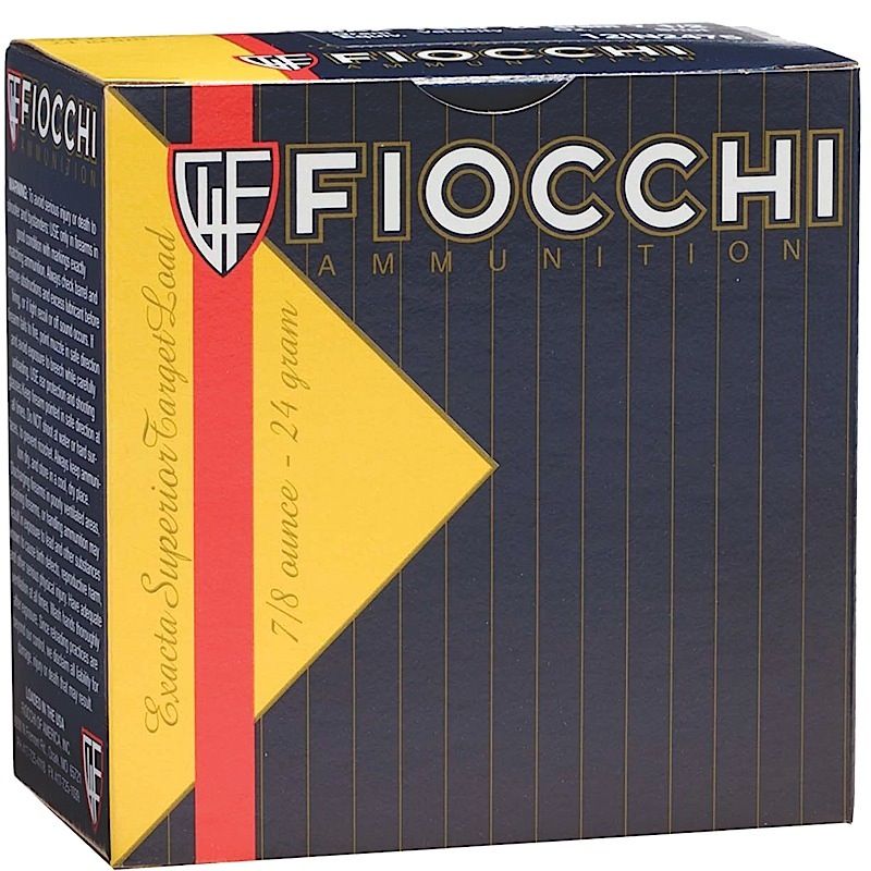 Fiocchi 12 GA 2-3/4″ Trainer Load 7/8 oz lead shot #7.5 Case of 250 Bulk Ammo 1278OZ75