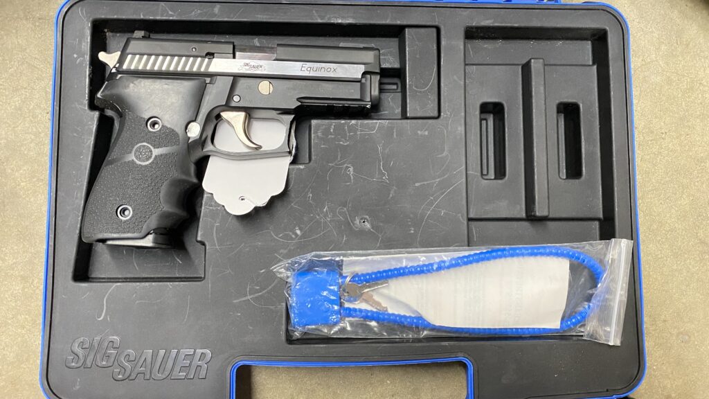 Used Sig Sauer Custom Shop P229 Equinox 40 S&W 12 rd One Mag Night Sights