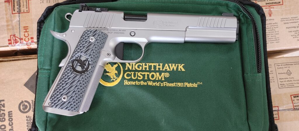Nighthawk Shadow Hawk Long Slide 10mm 1911 6″ Barrel 0391