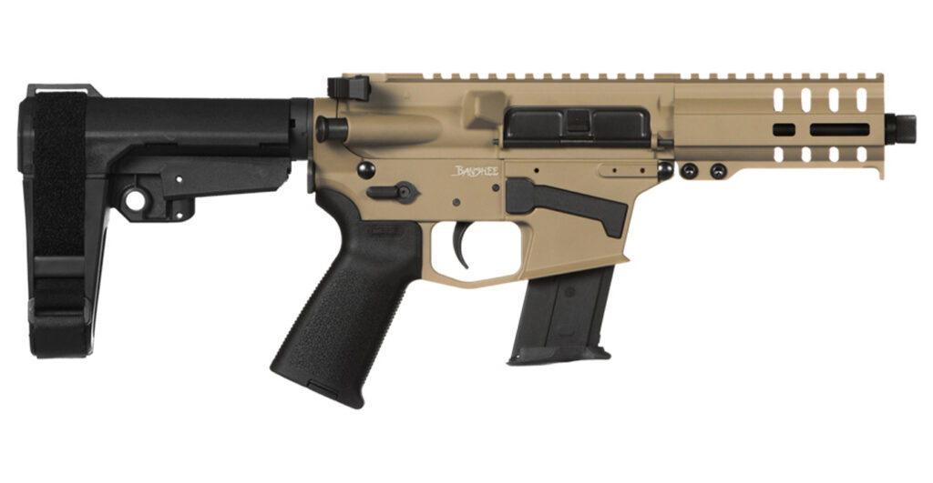 CMMG Banshee 300 MK57 5.7×28 FDE 5″ Barrel 20 Round Mag 57A1843-FDE