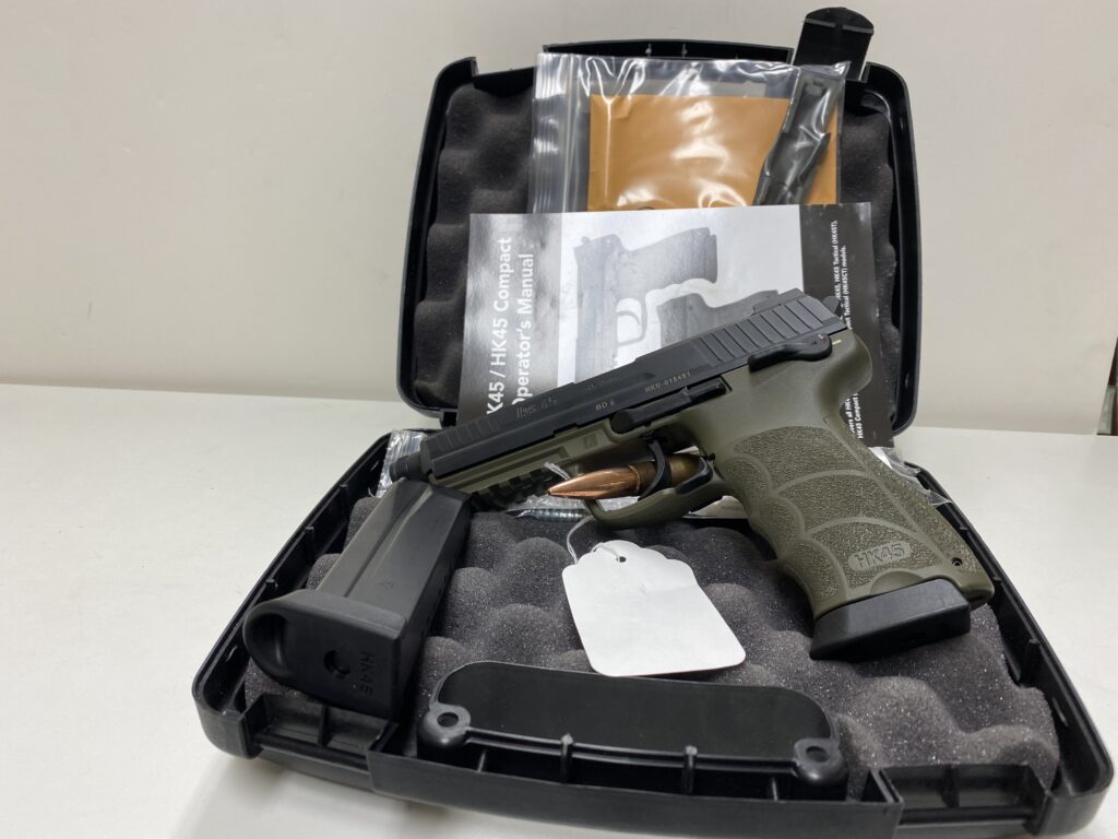 Very Rare Heckler & Koch HK45T HK 45 Tactical 45ACP Green Threaded Barrel
