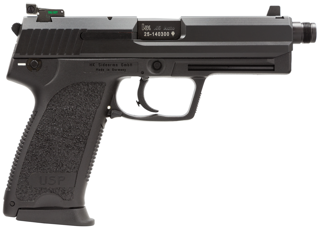 Used HK Heckler & Koch USP45 Tactical (V1) 45 ACP Threaded Barrel 81000351