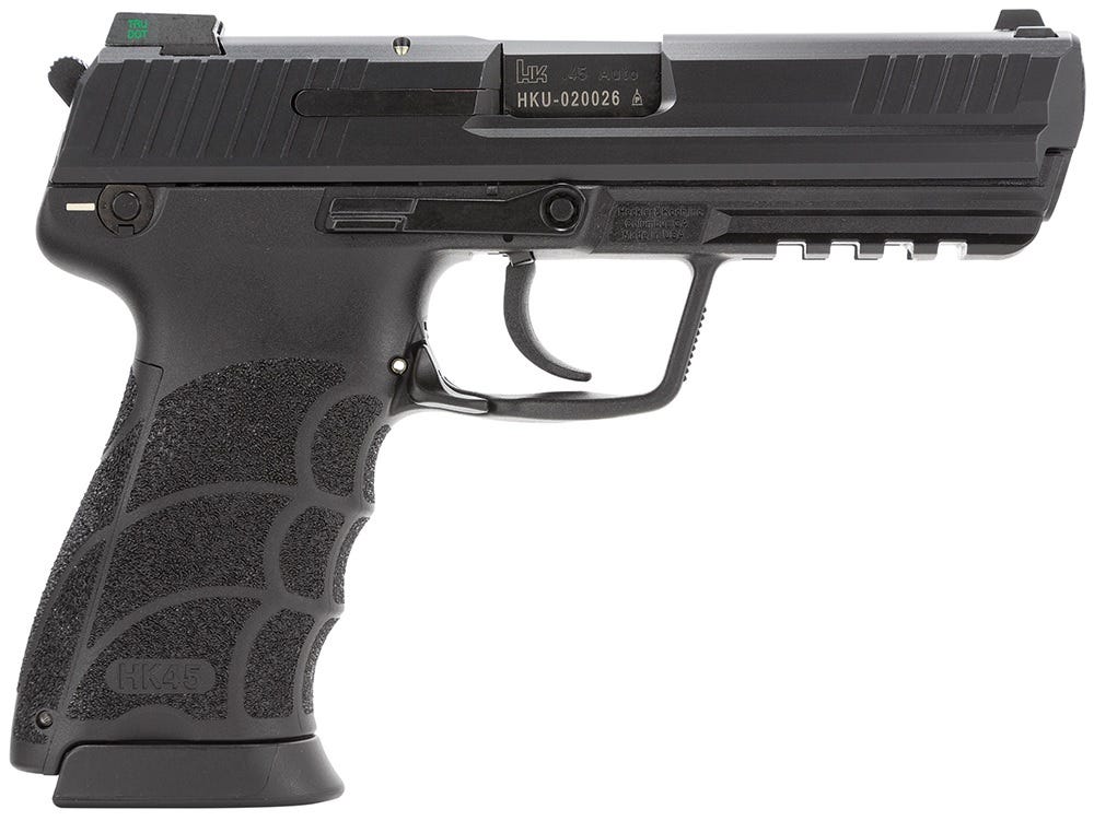 HK Heckler & Koch HK45 V1 45 ACP Night Sights 10 Round Capacity 81000027