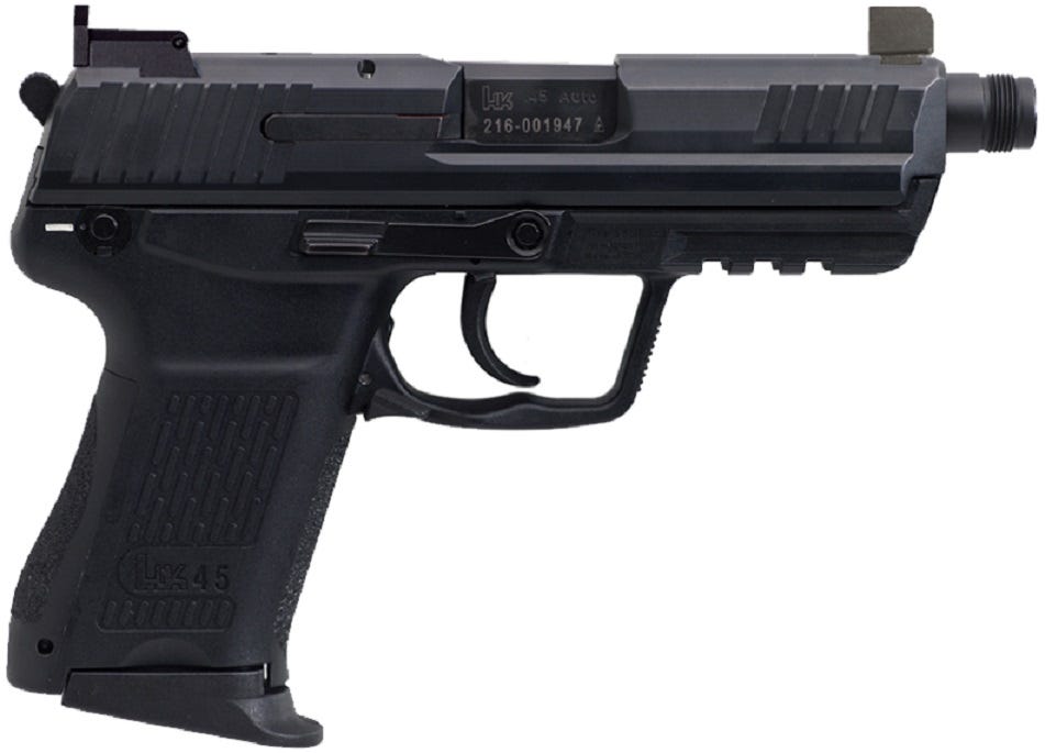 HK Heckler & Koch HK45 Compact Tactical 45 ACP (V7) 10 Round Capacity 81000024