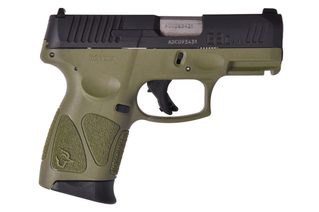 Taurus G3C 9mm 12 Round Capacity OD Green 1-G3C931O