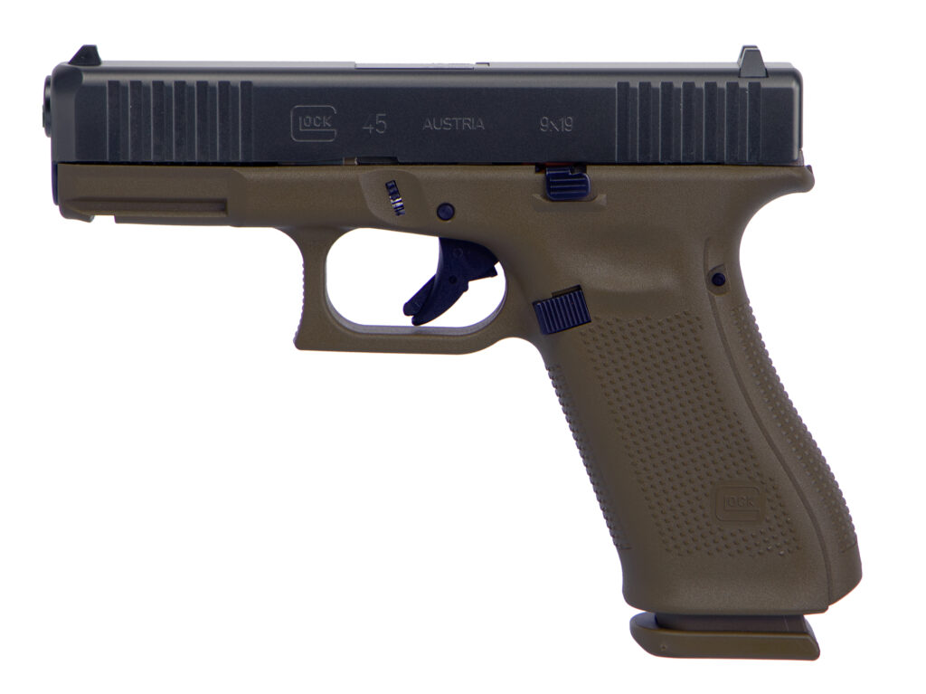 Glock Model 45 Gen 5 9mm G45 FDE 17 Round Capacity PA455S203DE