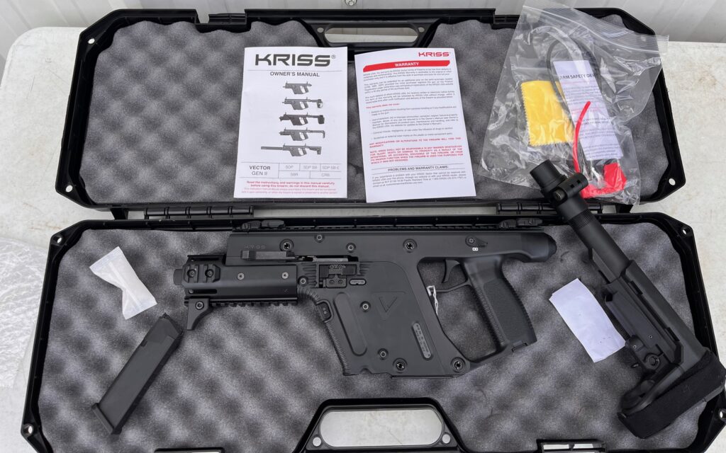 Used Kriss Vector G2 SDP-E 9mm 6″ Threaded Barrel 17 Round Capacity KV90-PBL30