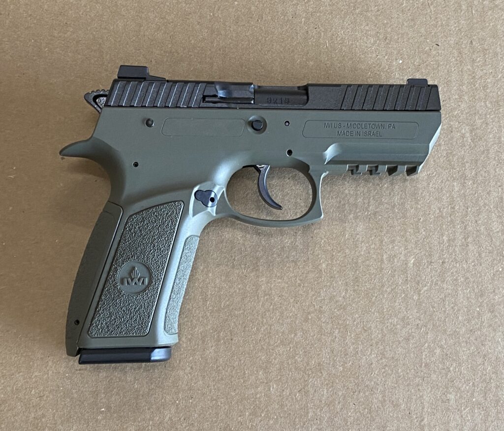 IWI Jericho 941 9mm OD Green 3.8″ Barrel 17 Round Capacity J941PSL9OD-II