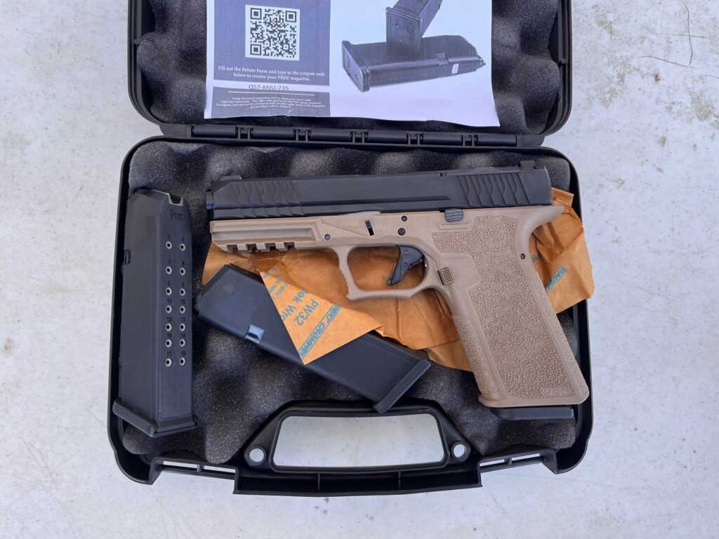 Used Polymer80 Full Size FDE 9mm PFS9 PFS9CMPFDE
