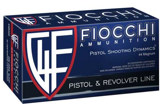 Fiocchi 44 Magnum 200 grain Jacketed Hollow Point Box of 50 Rounds 44B