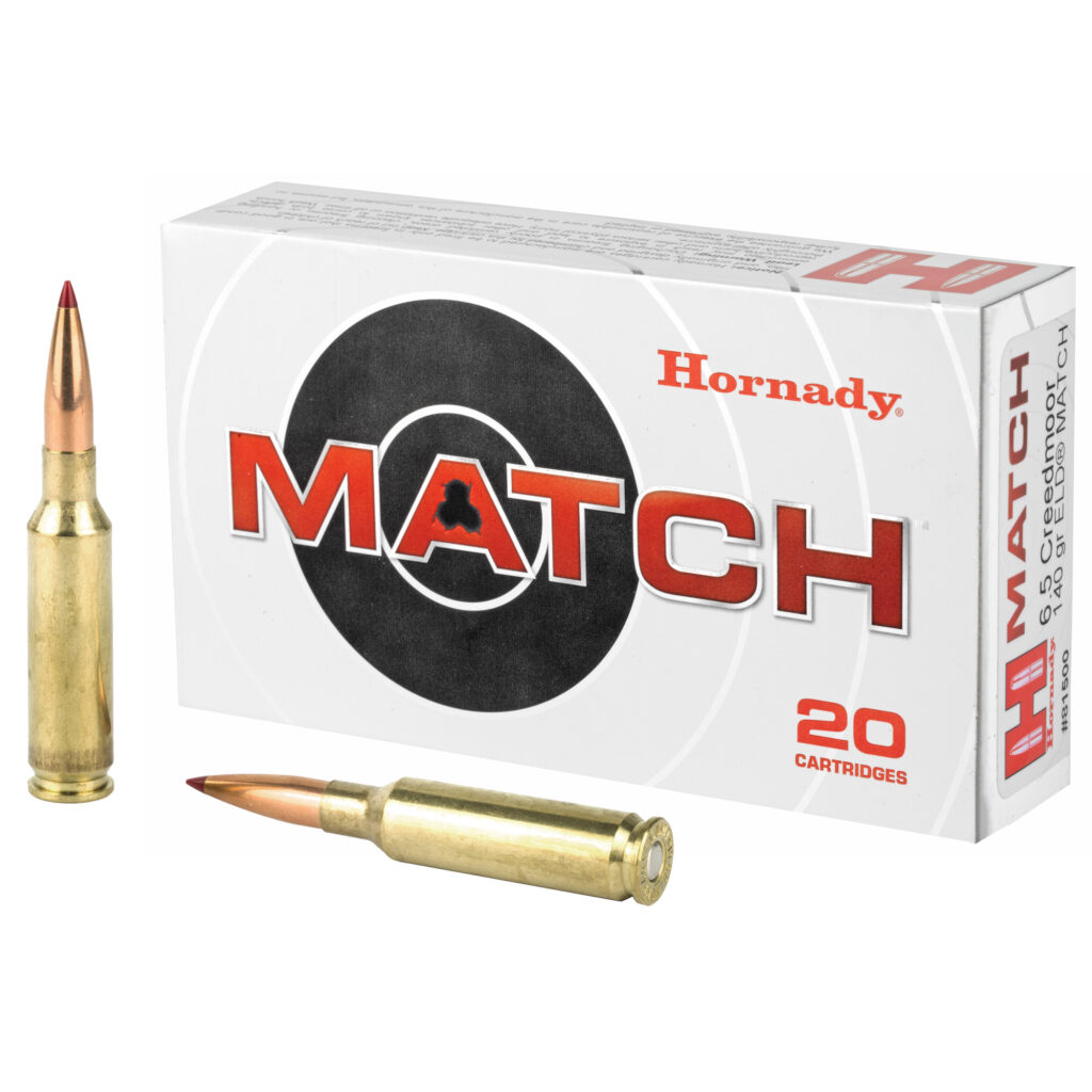 Hornady Match 6.5 Creedmoor Ammo 140 grain ELD-M Case of 200 Rounds 81500